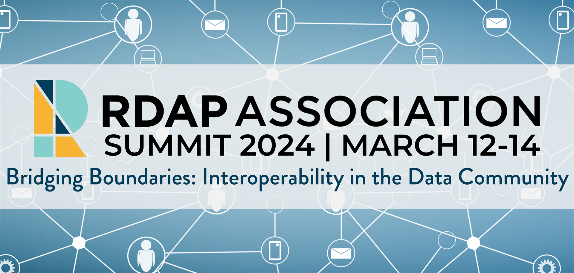 The RDAP Summit 2024 will be hosted online from March 12-14, 2024, with workshops on March 11, 2024